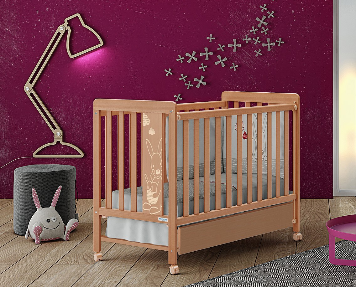 Детская кроватка Micuna Kangaroo 120х60 Honey