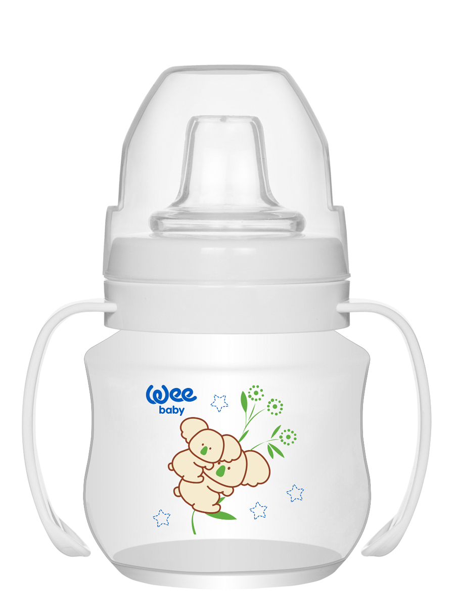 Поильник-Непроливайка WeeBaby с ручками , 125 мл Коала