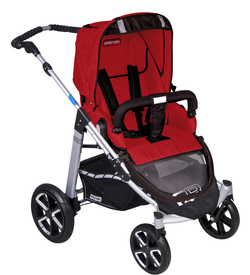 Коляска 2 в 1 Patron Fenix 4C-S (серебряная рама) spirit ruby rose 660