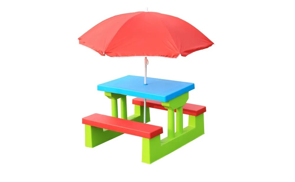 Стол садовый с зонтом UNIX Kids Garden