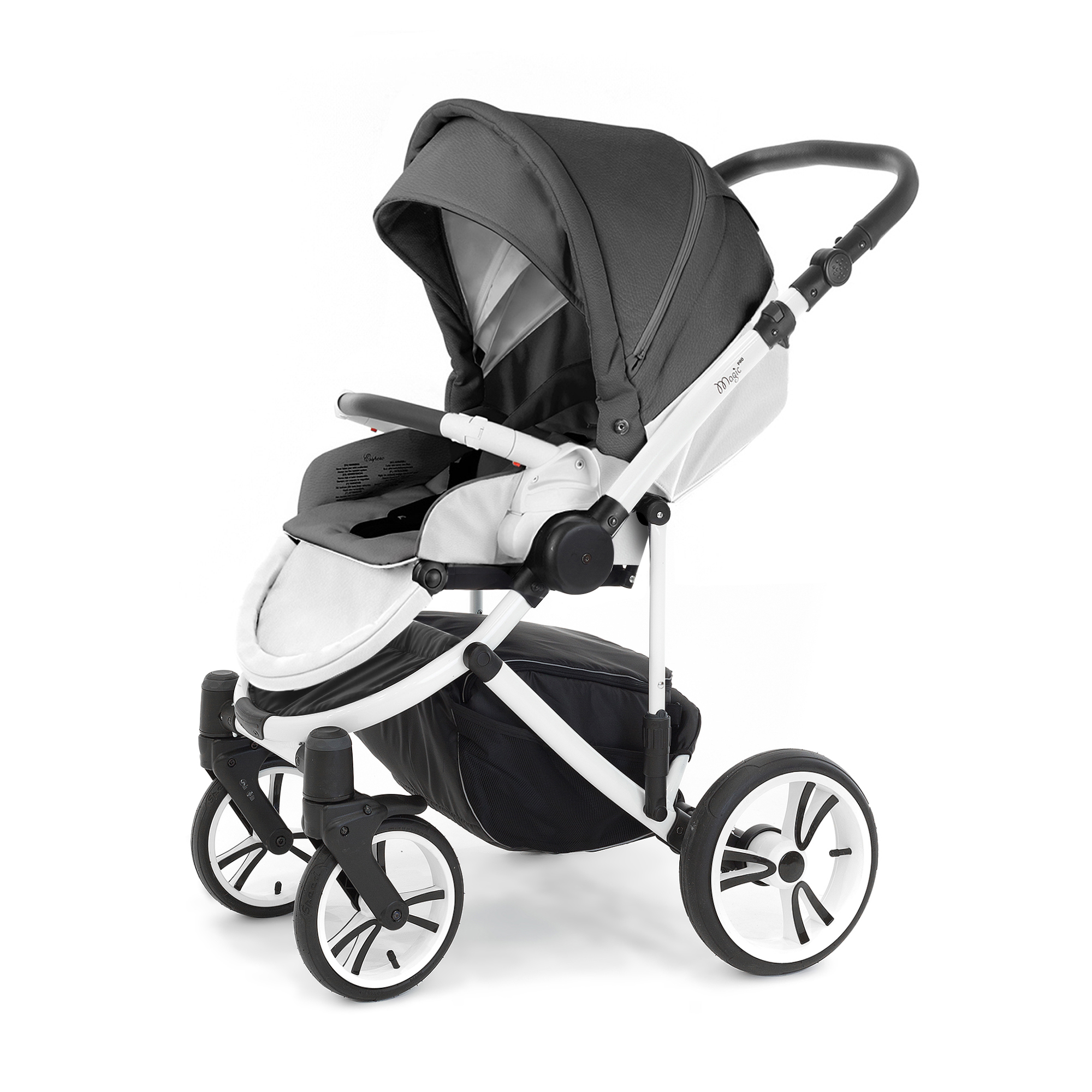 Прогулочная коляска Esspero Magic Alu (шасси Black) Grafite leatherette