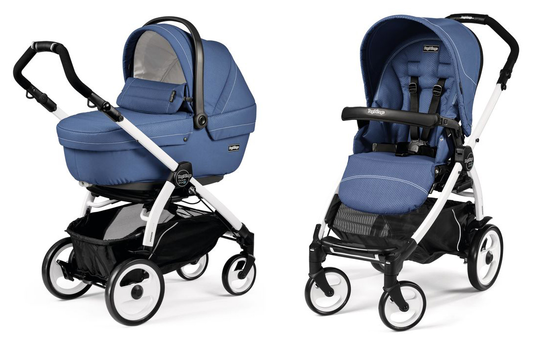 Коляска 2 в 1 Peg Perego Book Plus XL Modular Mod Bluette