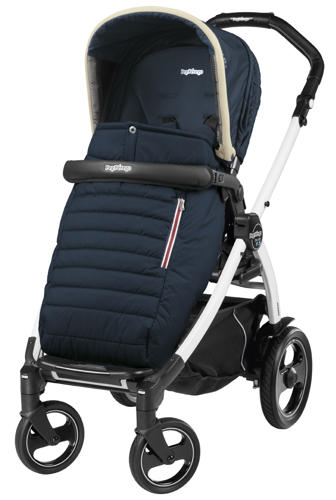 Прогулочная коляска Peg Perego Book 51 S Pop Up Completo (шасси White/Black) Breeze Blue