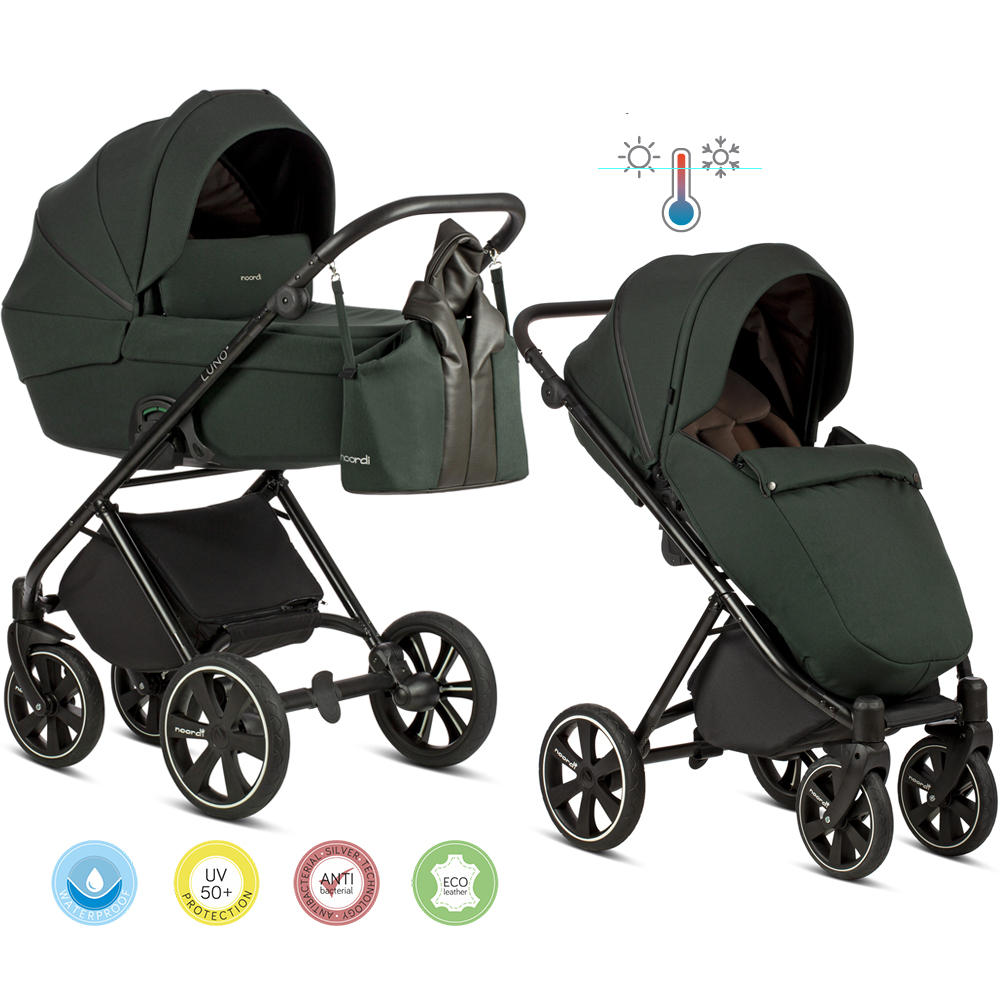 Коляска 2 в 1 Noordi Luno Forest Green 609