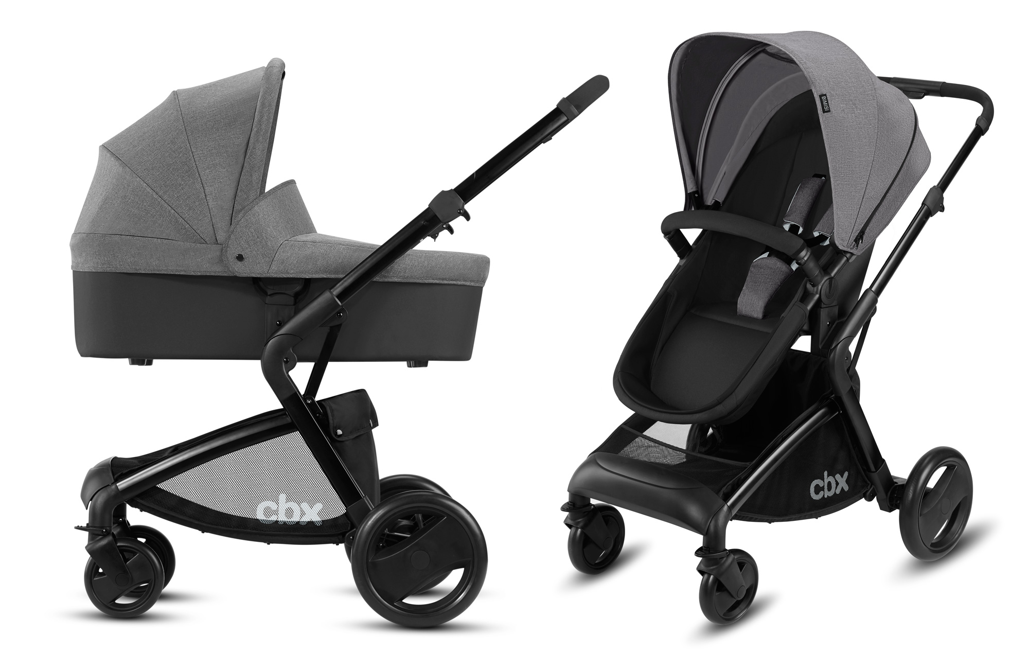 Коляска 2 в 1 CBX by Cybex Bimisi Pure Comfy Grey