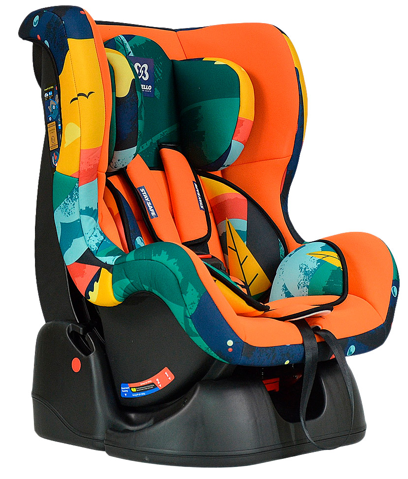 Автокресло Farfello GE-B космос оранжевый (orange+colorful)