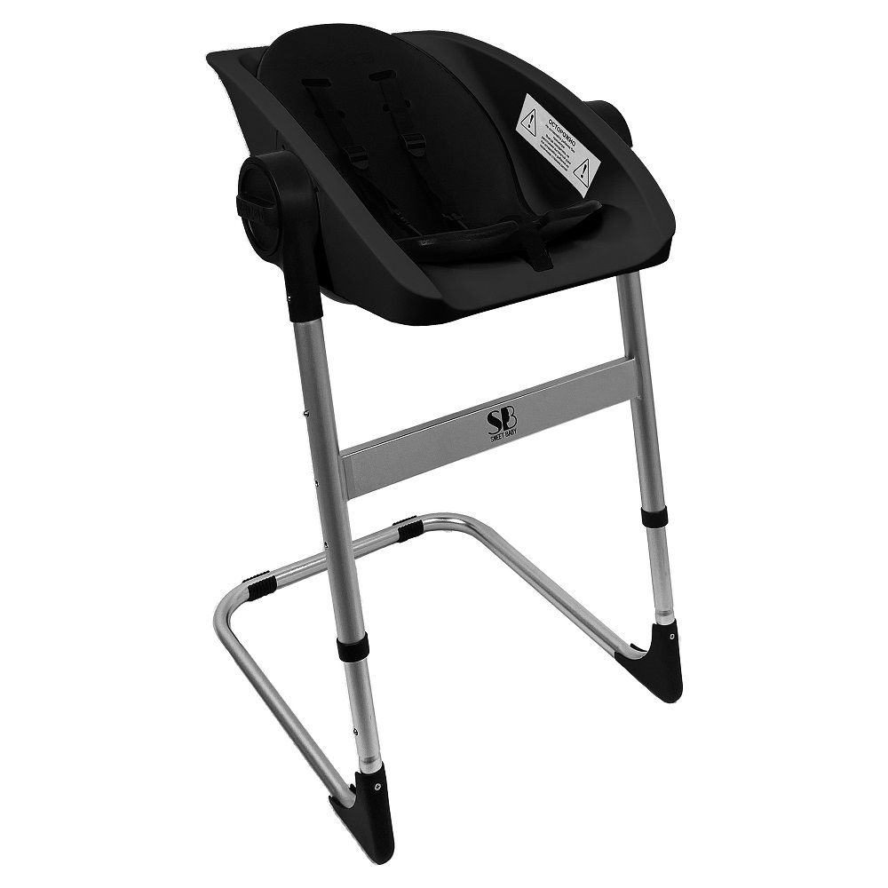 Ванночка - стульчик для купания Sweet Baby 2в1+ Charli Chair Black