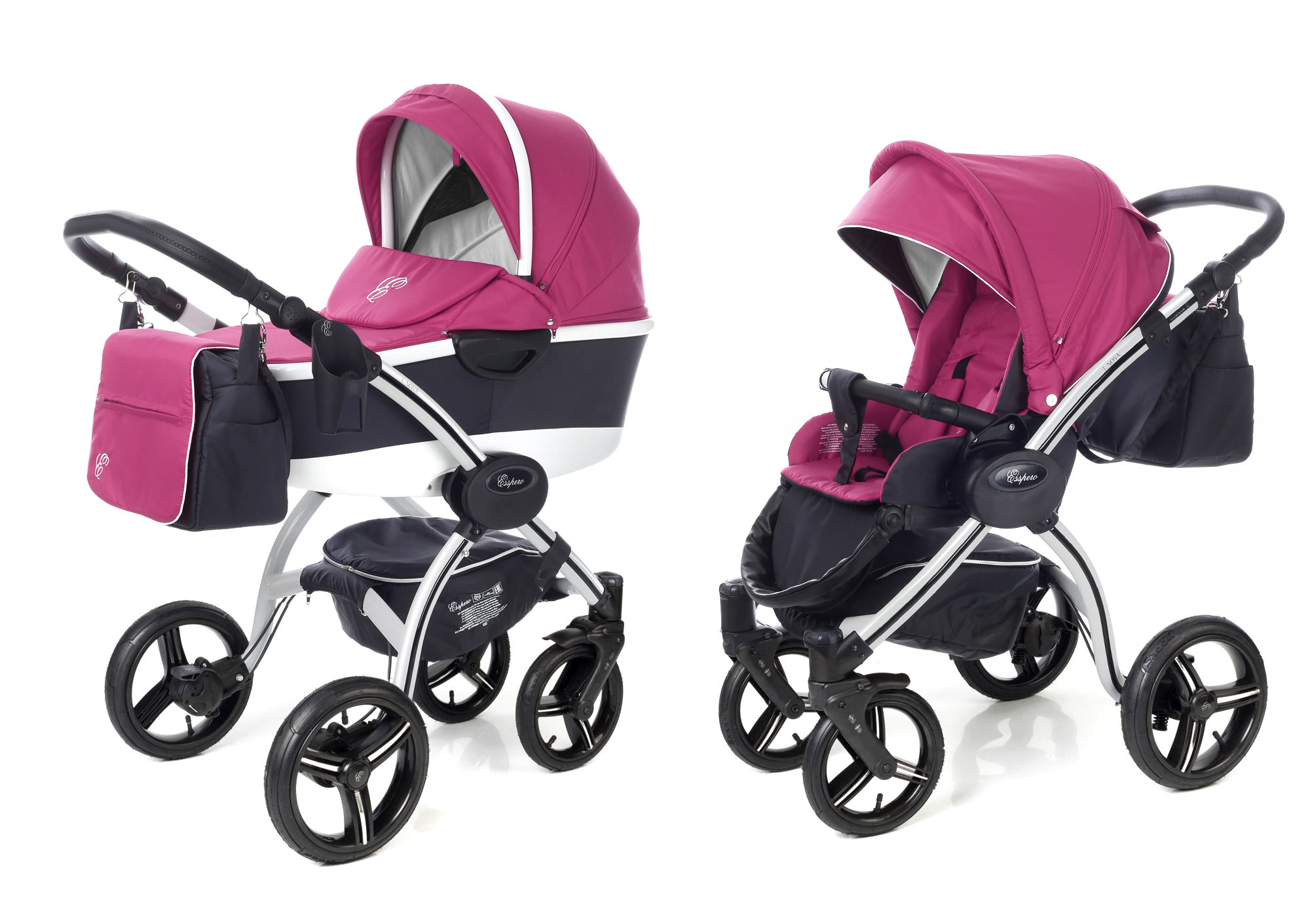 Коляска 2 в 1 Esspero I-Nova Alu (шасси Grey) Camellia