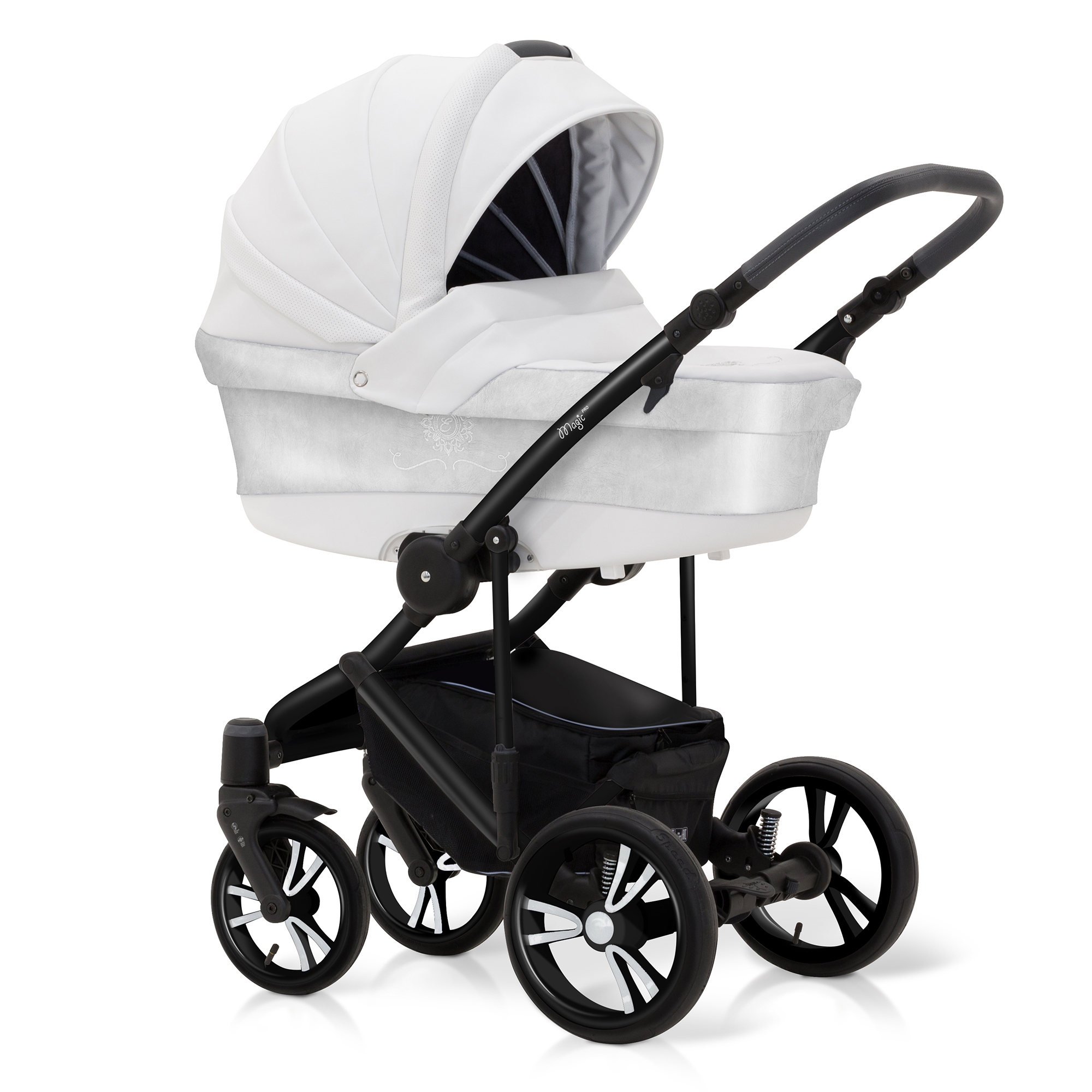 Коляска для новорожденных Esspero LE Alesund (шасси Black) Silver