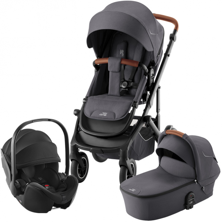 Коляска 3 в 1 Britax Römer Smile 5Z (автокресло BS 5Z2) Midnight grey