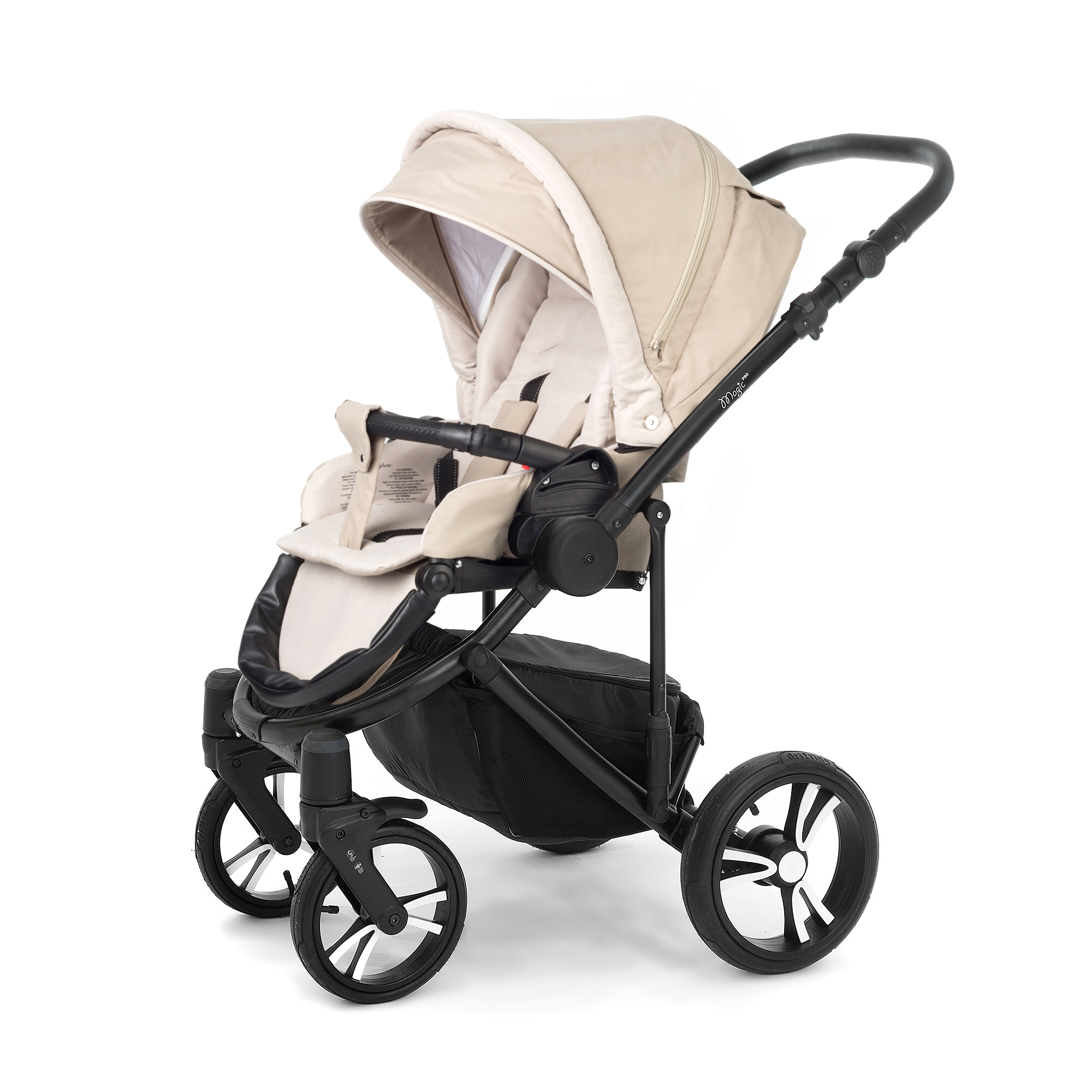 Прогулочная коляска Esspero Magic Pro (шасси Black) Khakki Beige