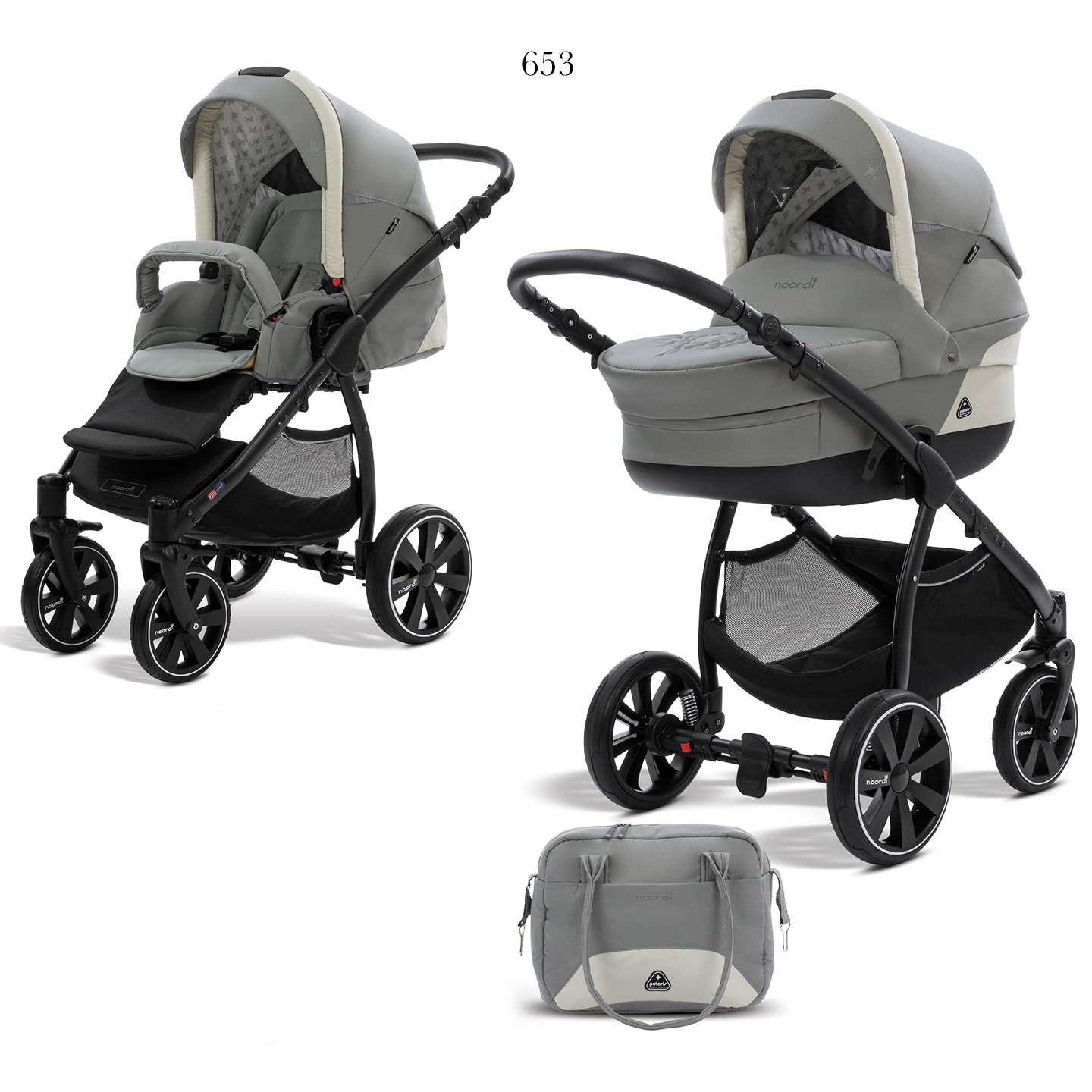 Коляска 2 в 1 Noordi Polaris Sport 653