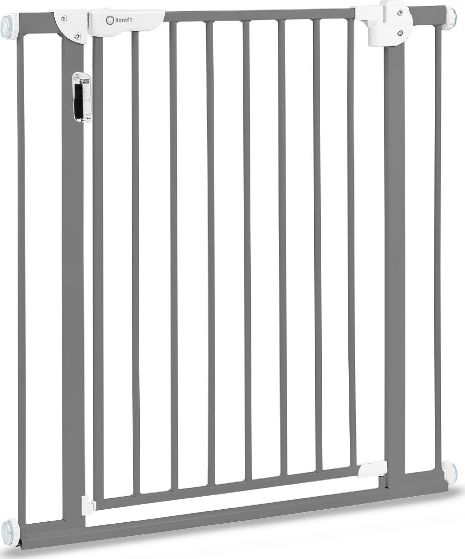 Ворота безопасности Lionelo LO-Truus Slim LED 75-105 см Grey
