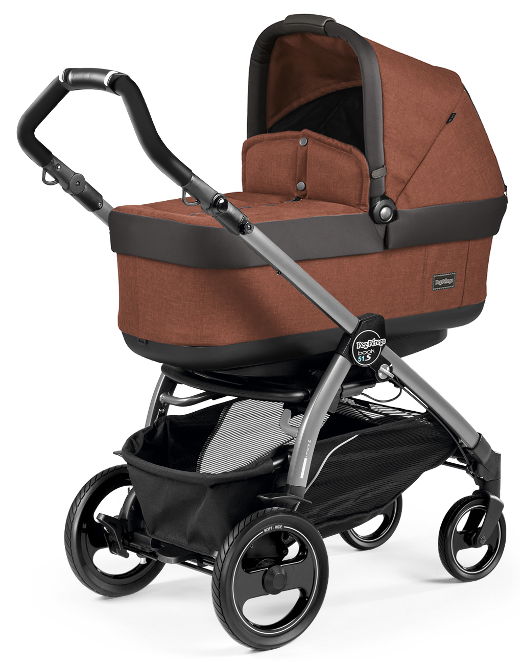 Коляска для новорожденных Peg-Perego Book Plus 51 S POP UP Terracotta