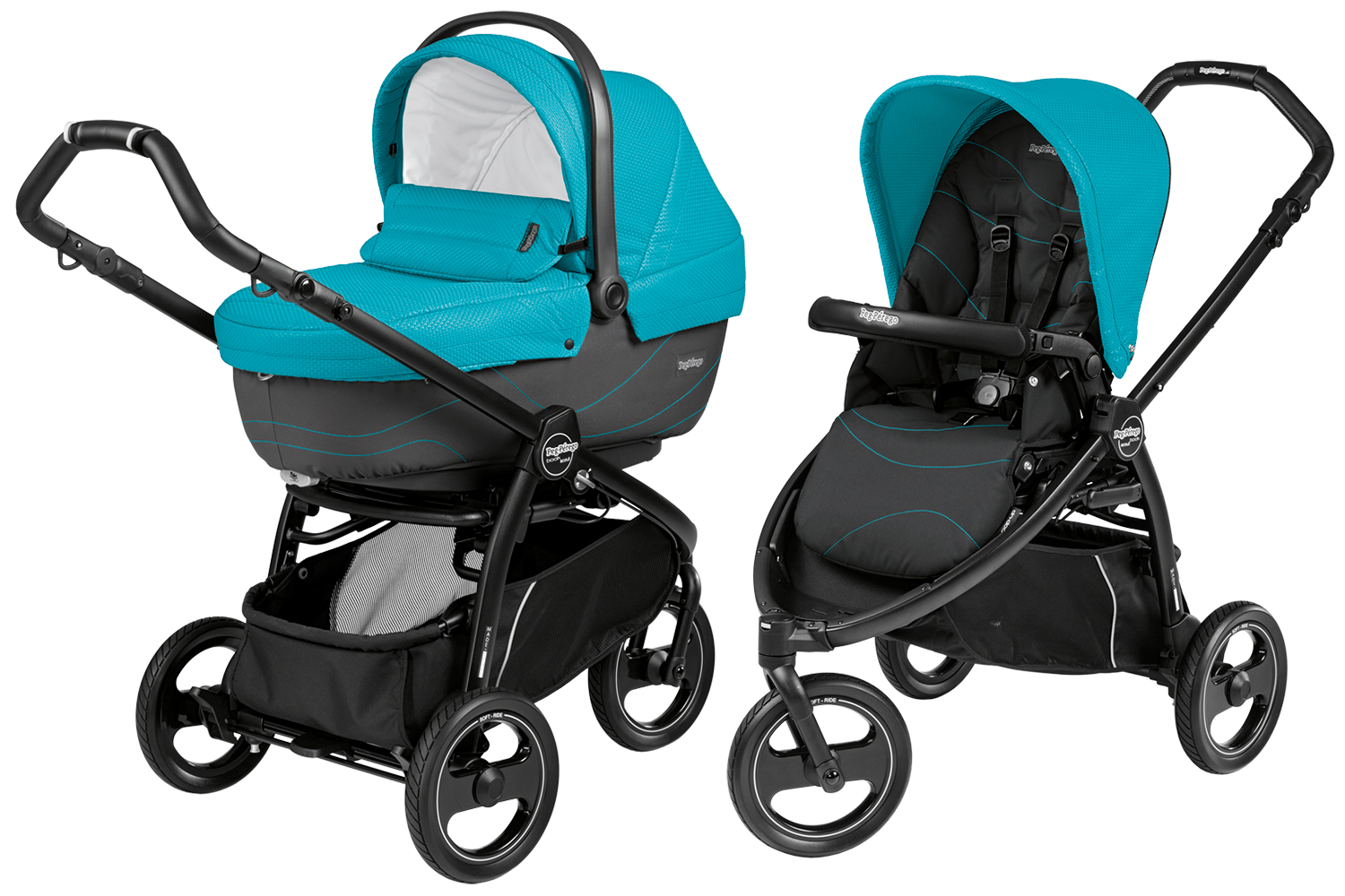 Коляска 2 в 1 Peg Perego Book Scout XL Modular Bloom Scuba