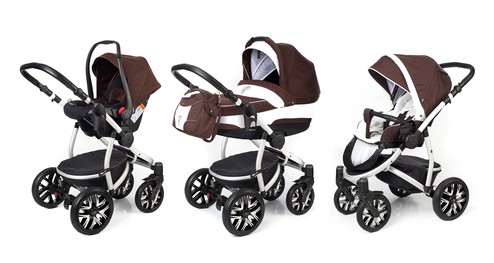 Коляска 3 в 1 Esspero Discovery (шасси Grey) Chocco