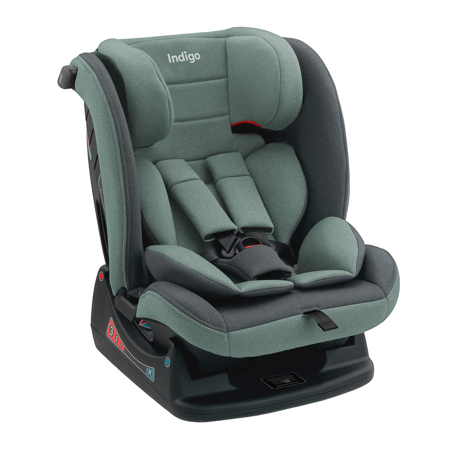 Автокресло Indigo REFLEX, AY913 Зеленый-серый