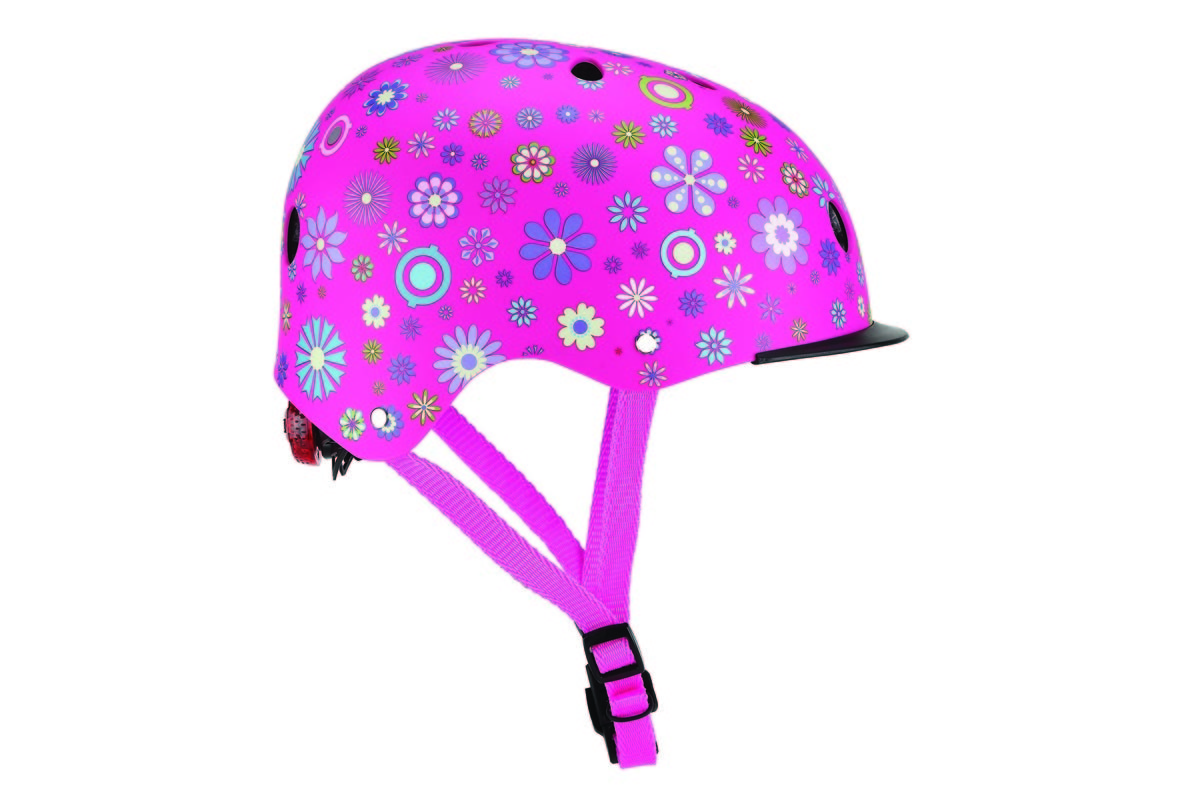 Шлем Globber ELITE LIGHTS XS/S, 48-53 см Розовый