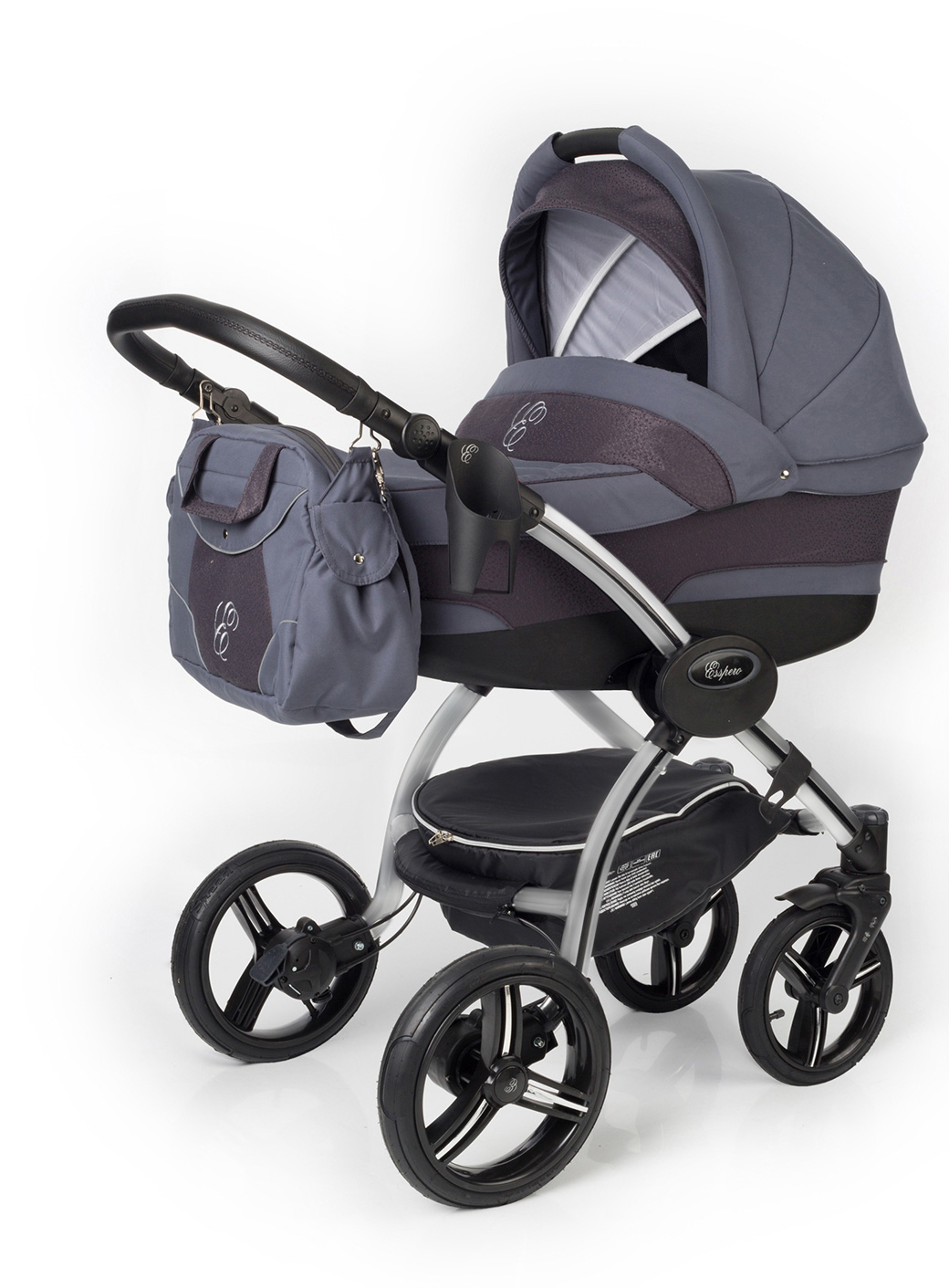 Коляска для новорожденных Esspero I-Nova (шасси Grey) Dark Grey