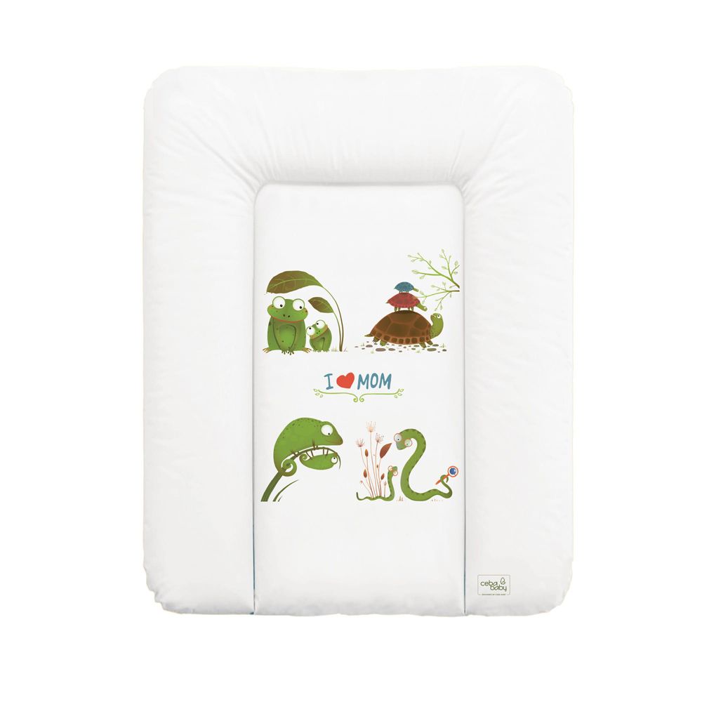 Пеленальный матрац 70x50 см Ceba Baby Nature мягкий на комод I Love Mom W-143-104-100
