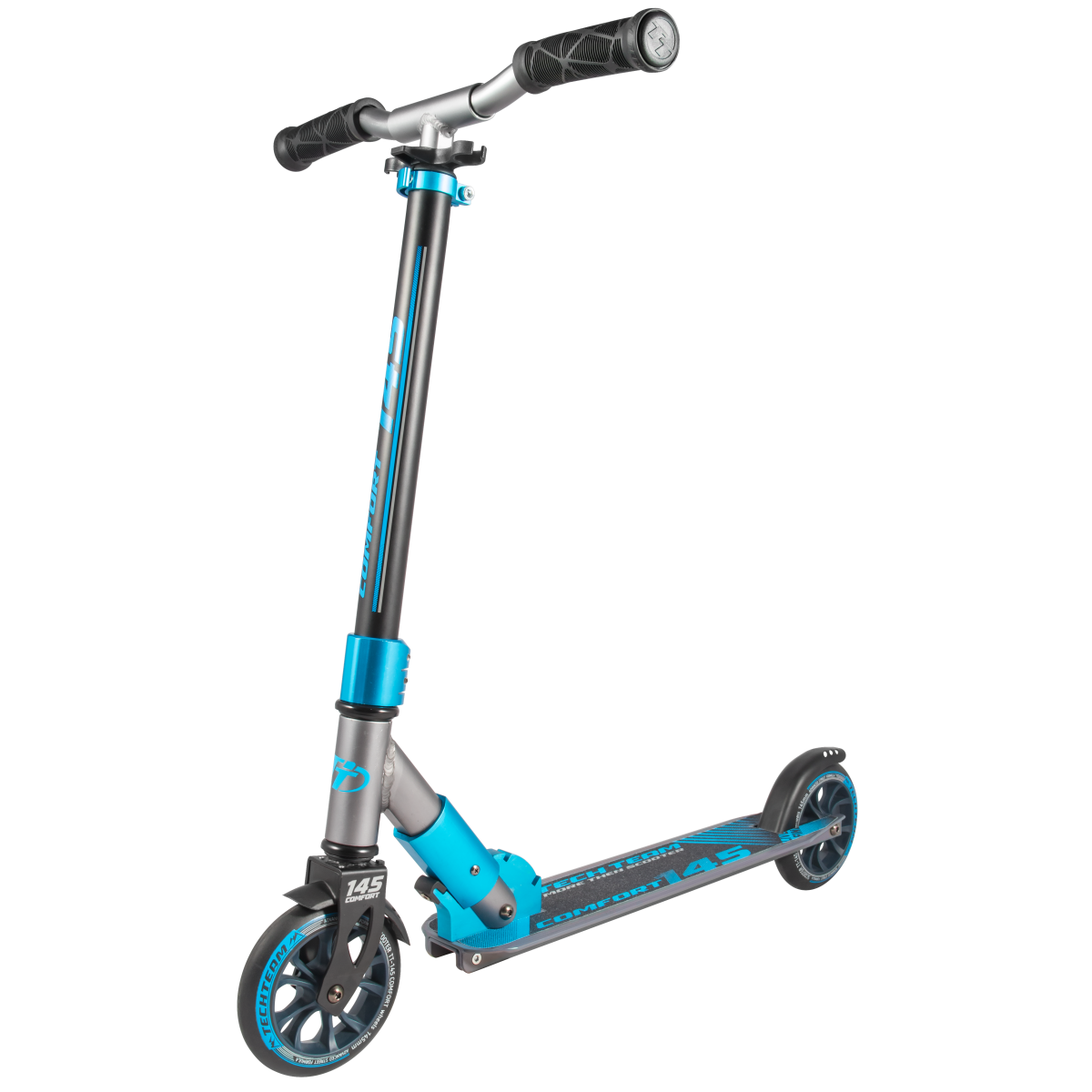 Самокат TechTeam 145 Comfort (2019) серый-синий