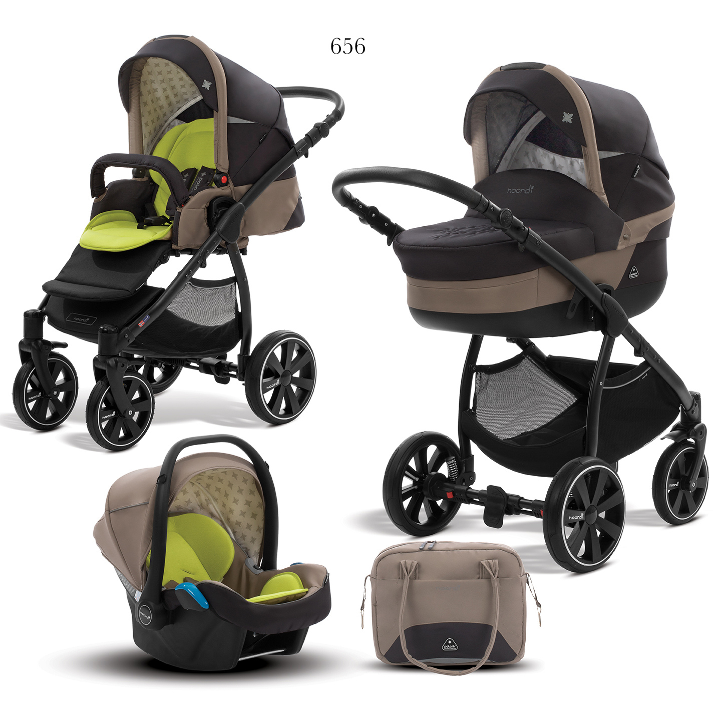 Коляска 3 в 1 Noordi Polaris Sport 656