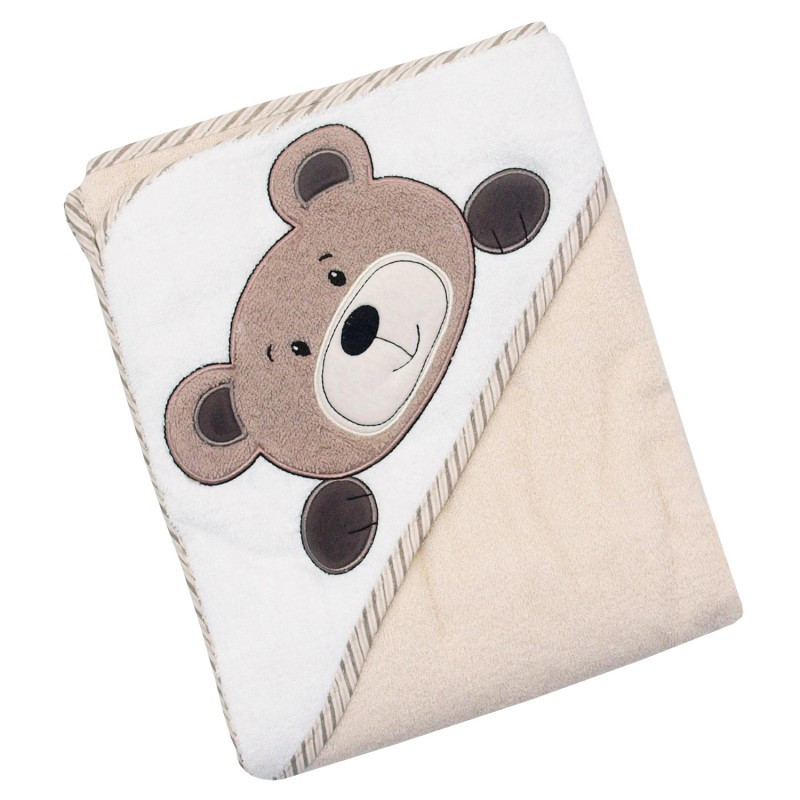 Полотенце Baby Mix (100*100см) Bear (бежевое)