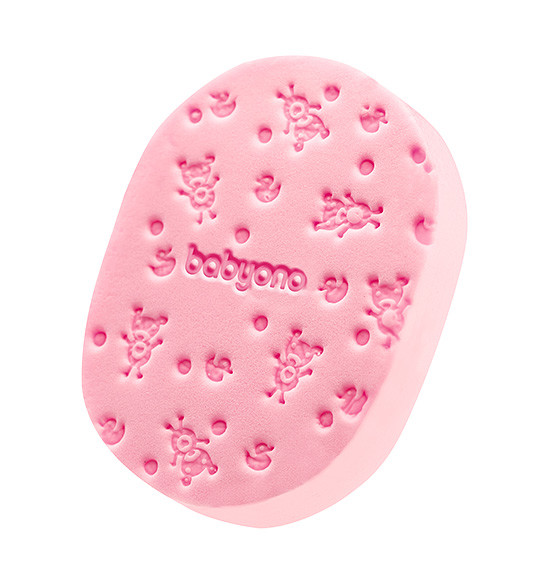 Губка для купания BabyOno Soft арт. 063 Розовая