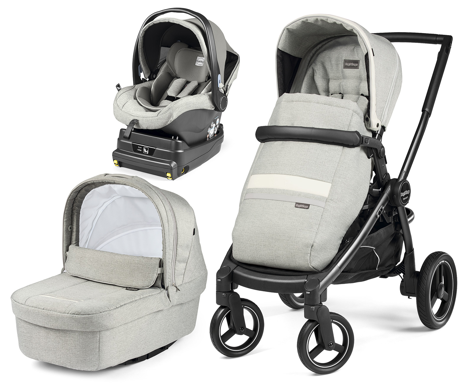 Коляска 3 в 1 Peg Perego Team Primonido I-Size Modular Luxe Pure