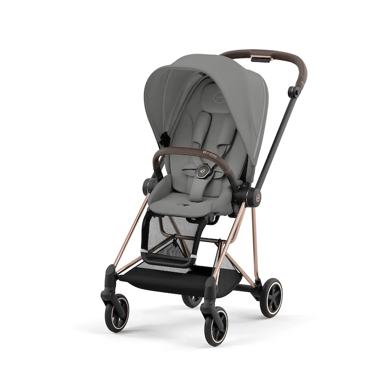 Прогулочная коляска Cybex MIOS III (шасси Rosegold) Mirage Grey