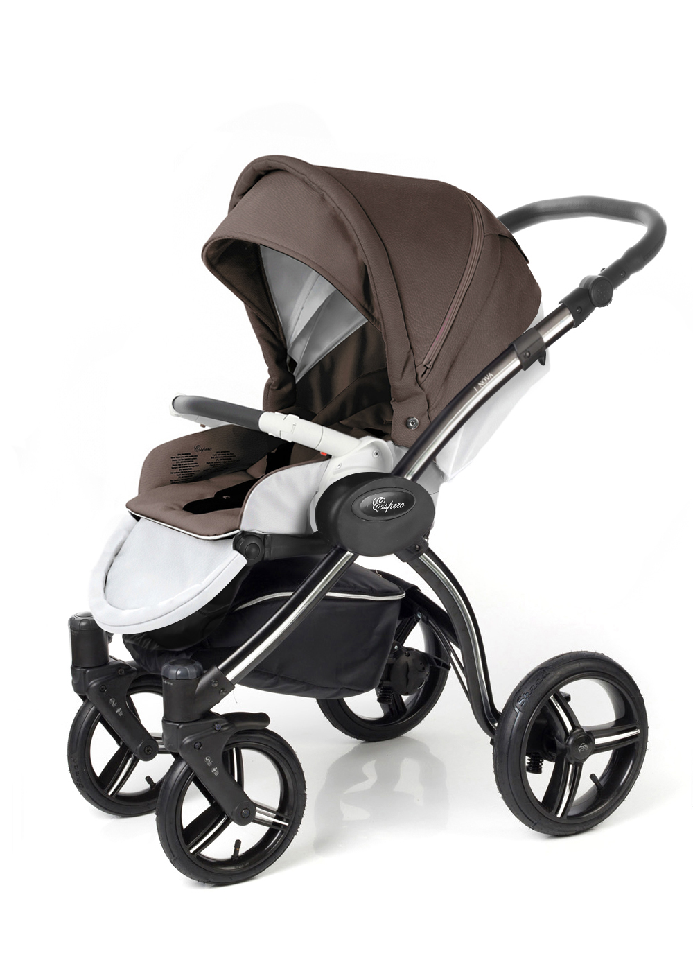 Прогулочная коляска Esspero Grand I-Nova (шасси Black) Cacao leatherette