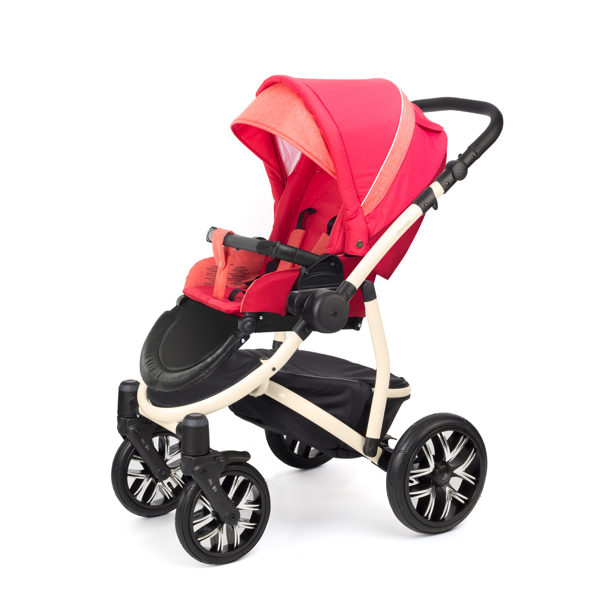 Прогулочная коляска Esspero Grand Discovery (шасси Beige) Red Sunset