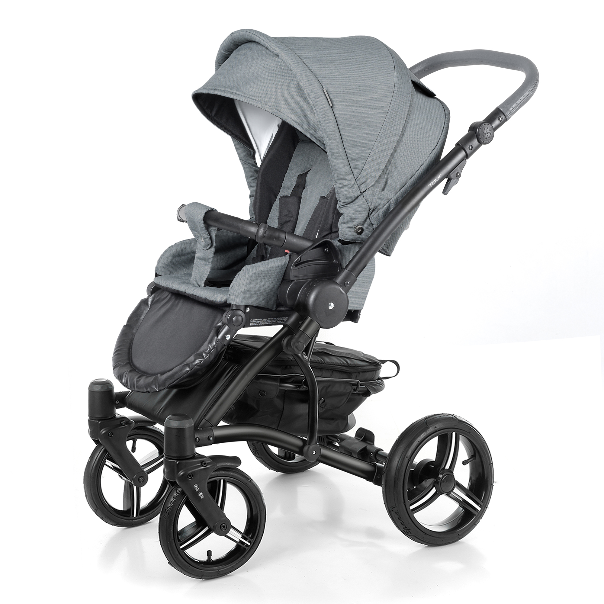 Прогулочная коляска Esspero Tour Alu (шасси Black) Asphalt