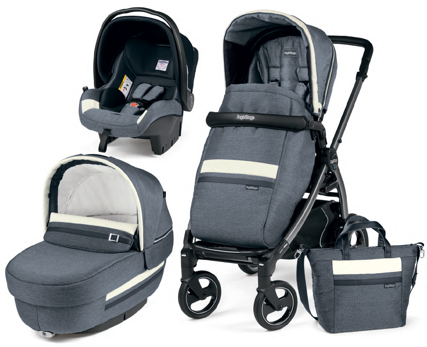 Peg-Perego Book Plus S Modular System Luxe Mirage