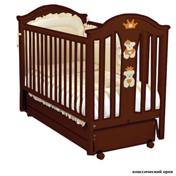Детская кроватка Pali Caprice Royal Walnut (орех)