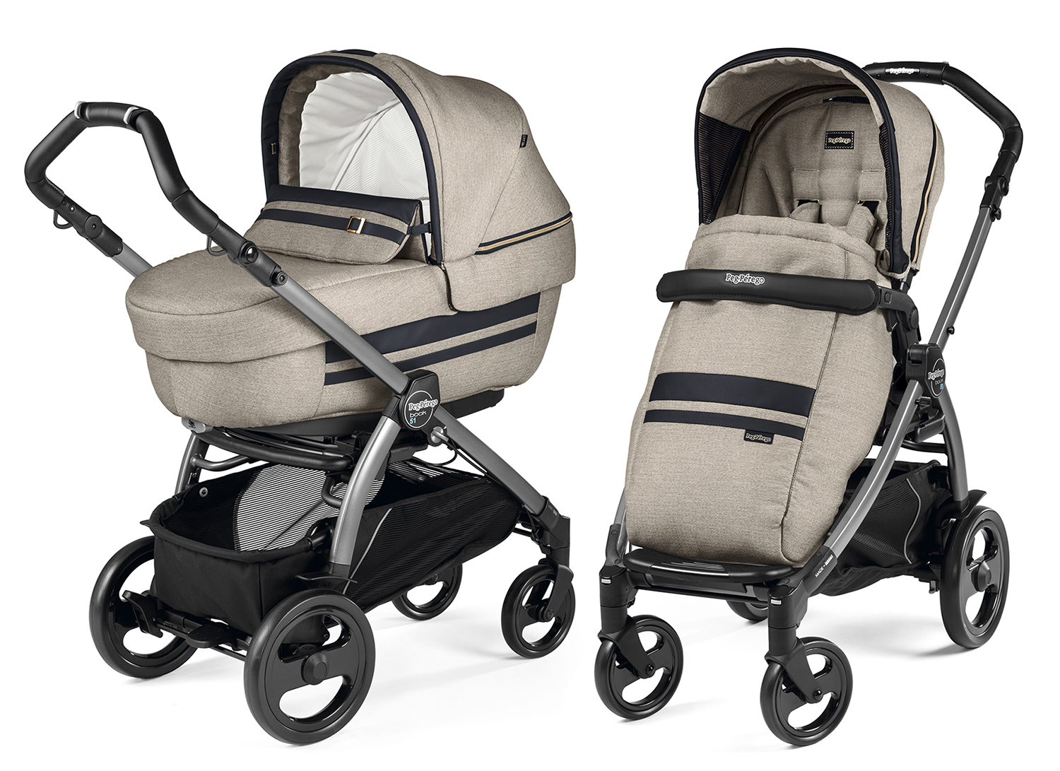 Peg-Perego Book Plus 51 Modular Luxe Ecru