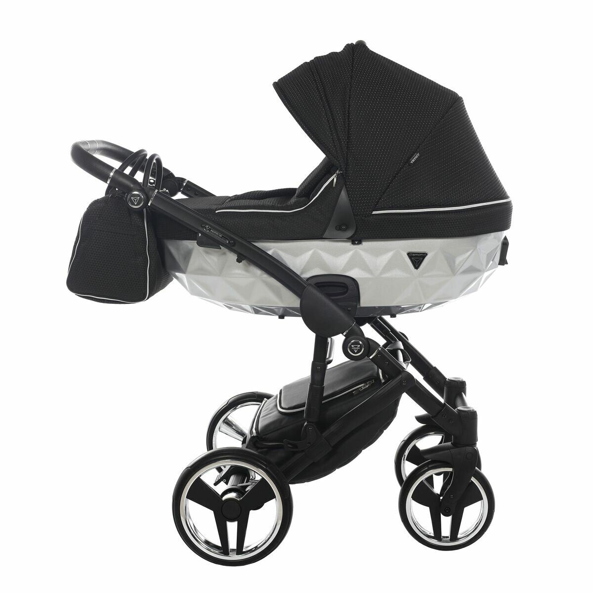 Коляска 2 в 1 Junama Diamond Mirror Satin V2 JDMSv2-01