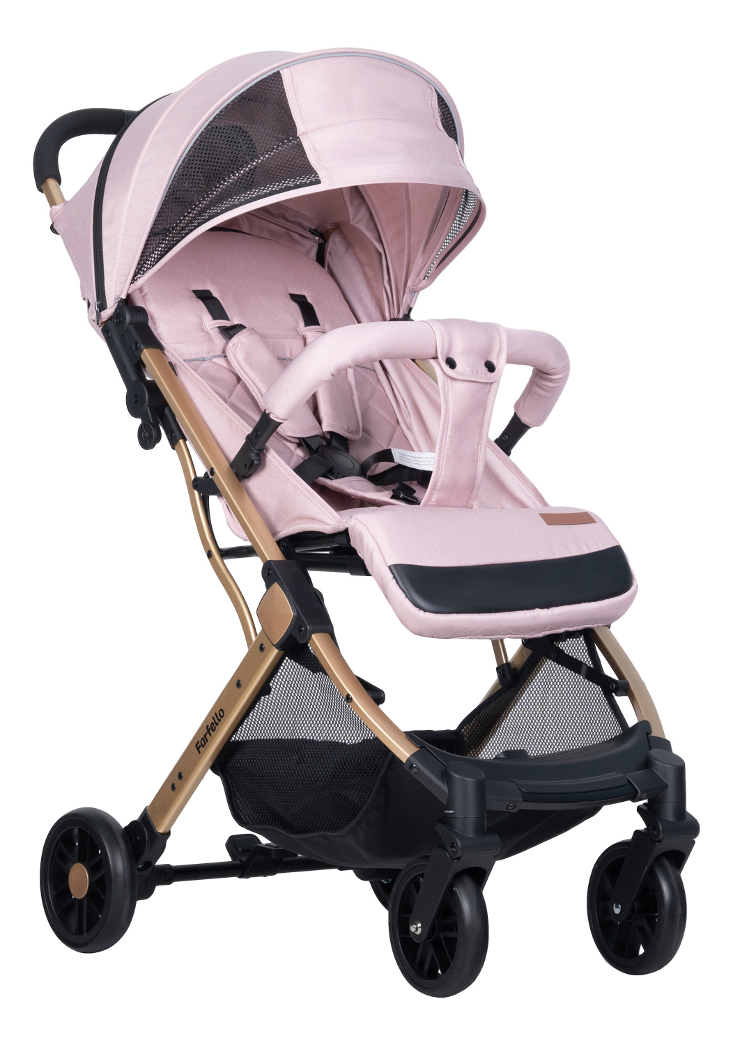 Прогулочная коляска Farfello Comfy Go Rose tan/ Розовый загар