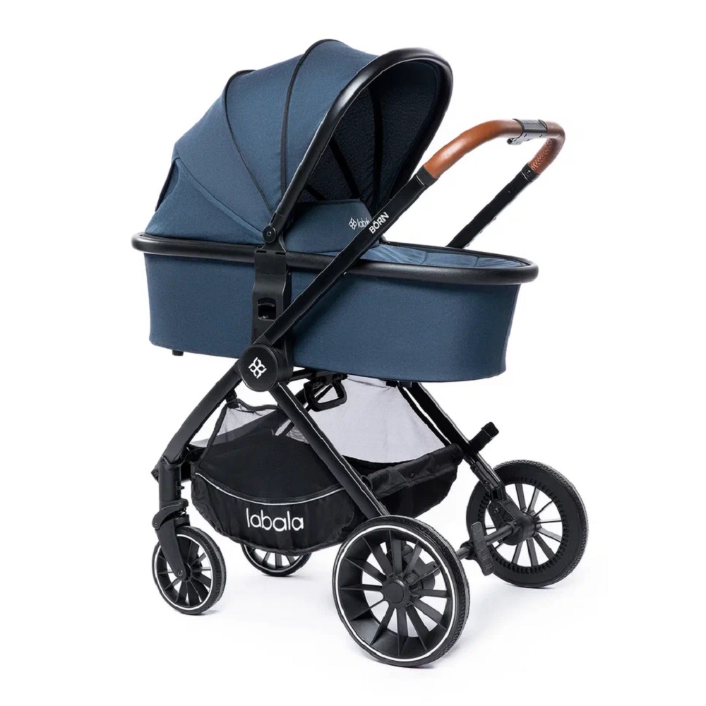 Коляска 2 в 1 Labala Born Jean blue
