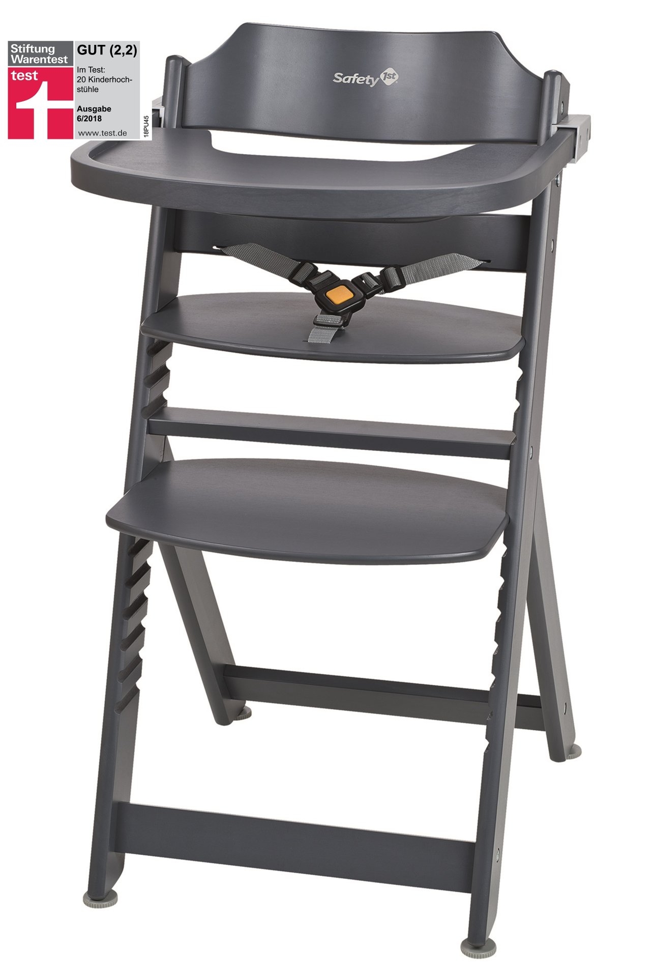 Стульчик для кормления Safety 1st Timba with Tray (без мягкого вкладыша) Dark Grey