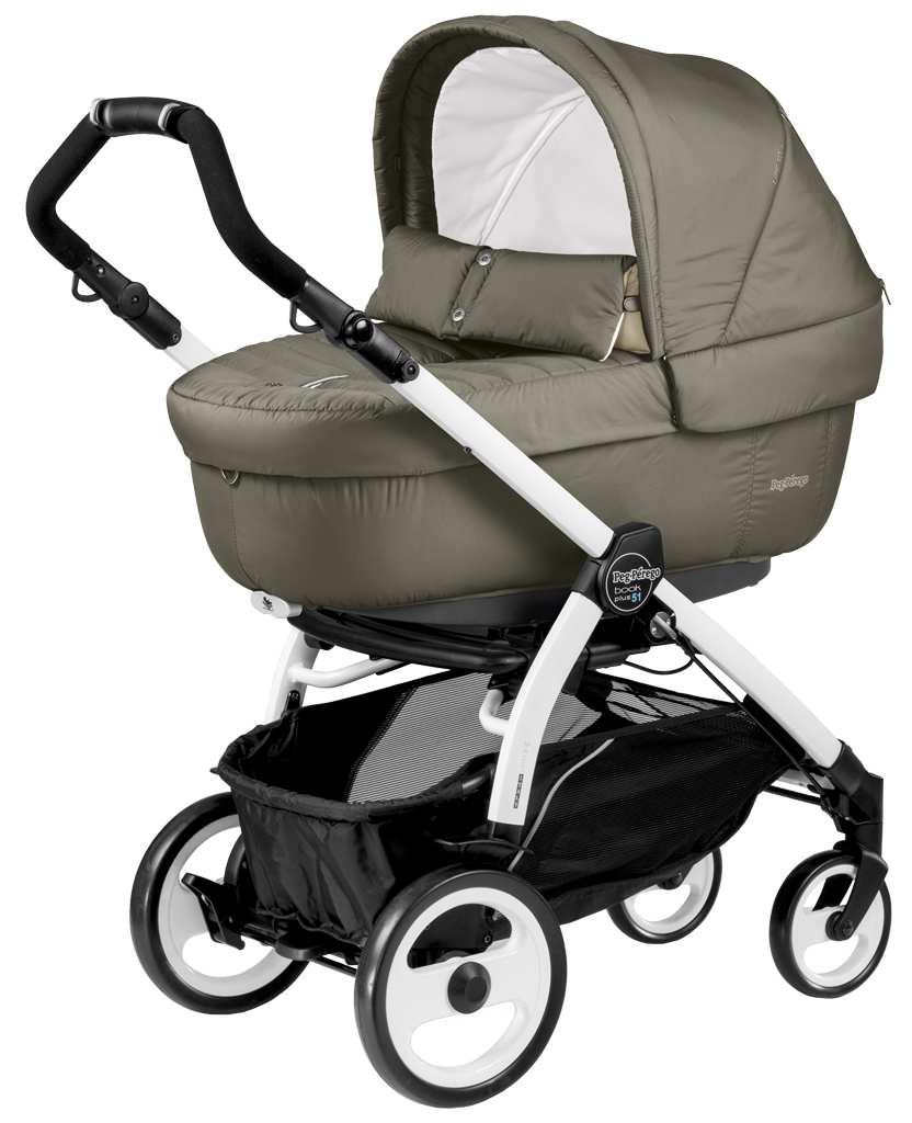 Коляска для новорожденных Peg Perego Book 51 Elite (шасси White/Black) Breeze Kaki