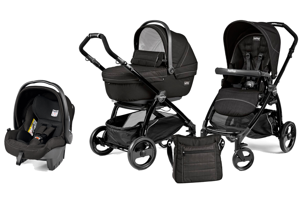 Коляска 3 в 1 Peg Perego Book Plus XL Set Modular Mod Black