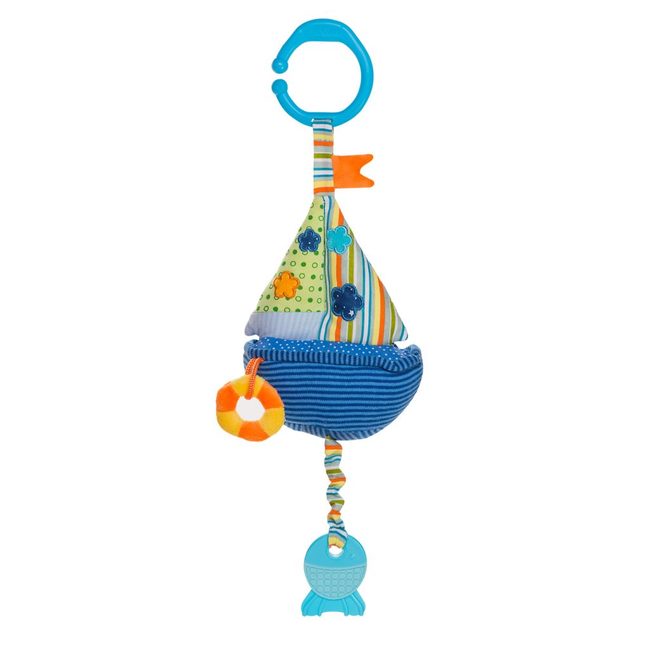 Игрушка-подвеска BabyOno Кораблик со звуком воды