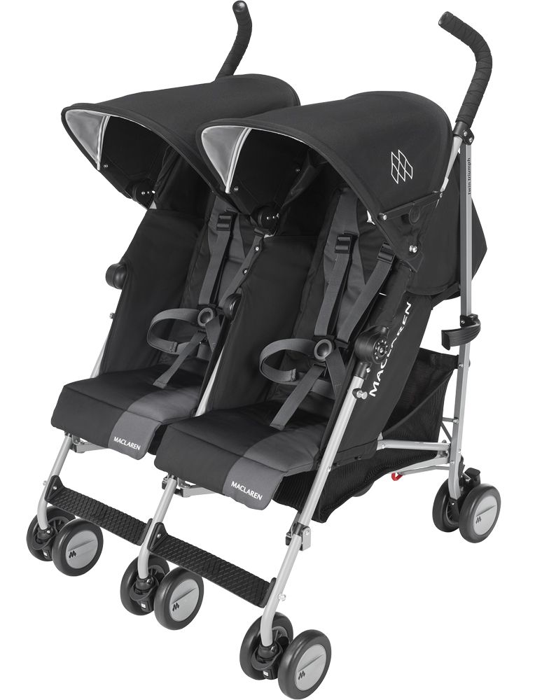 Коляска для двойни Maclaren Twin Triumph Black/Charcoal WM1Y120032