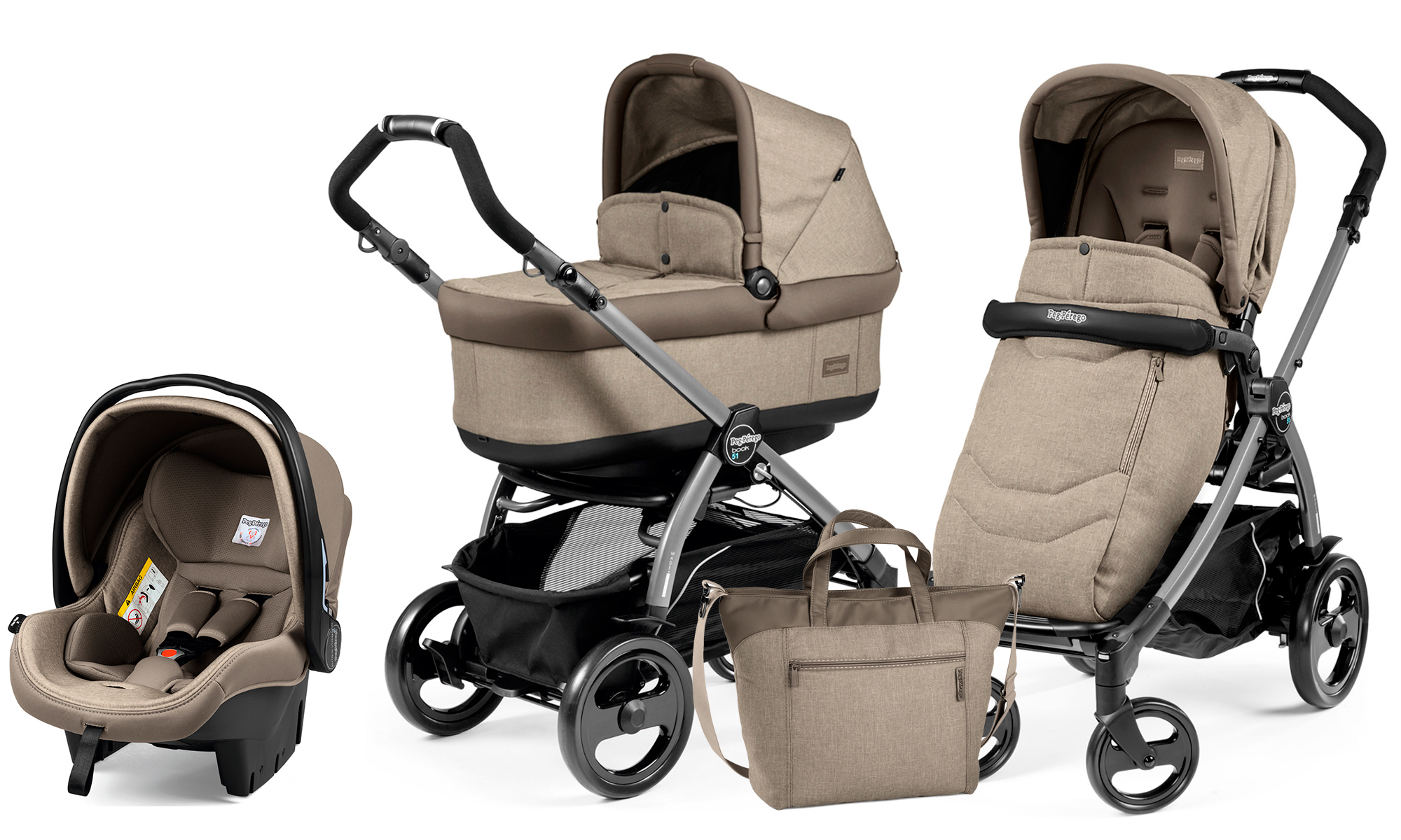 Peg-Perego Book 51 Set Modular POP UP Team Cream