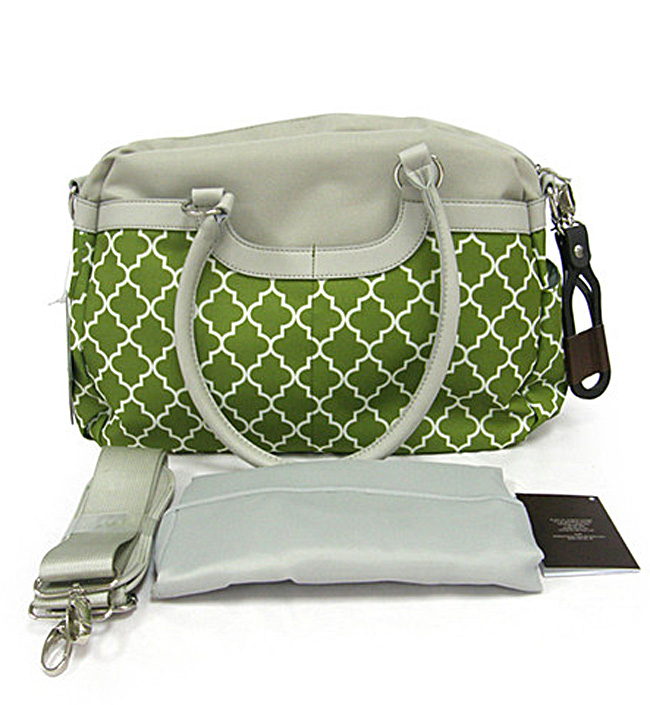 Сумка для колясок JJ Cole Satchel зеленая
