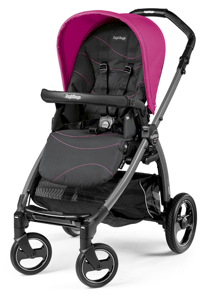 Прогулочная коляска Peg Perego Book S Pop Up Sportivo (шасси Jet) Bloom Pink