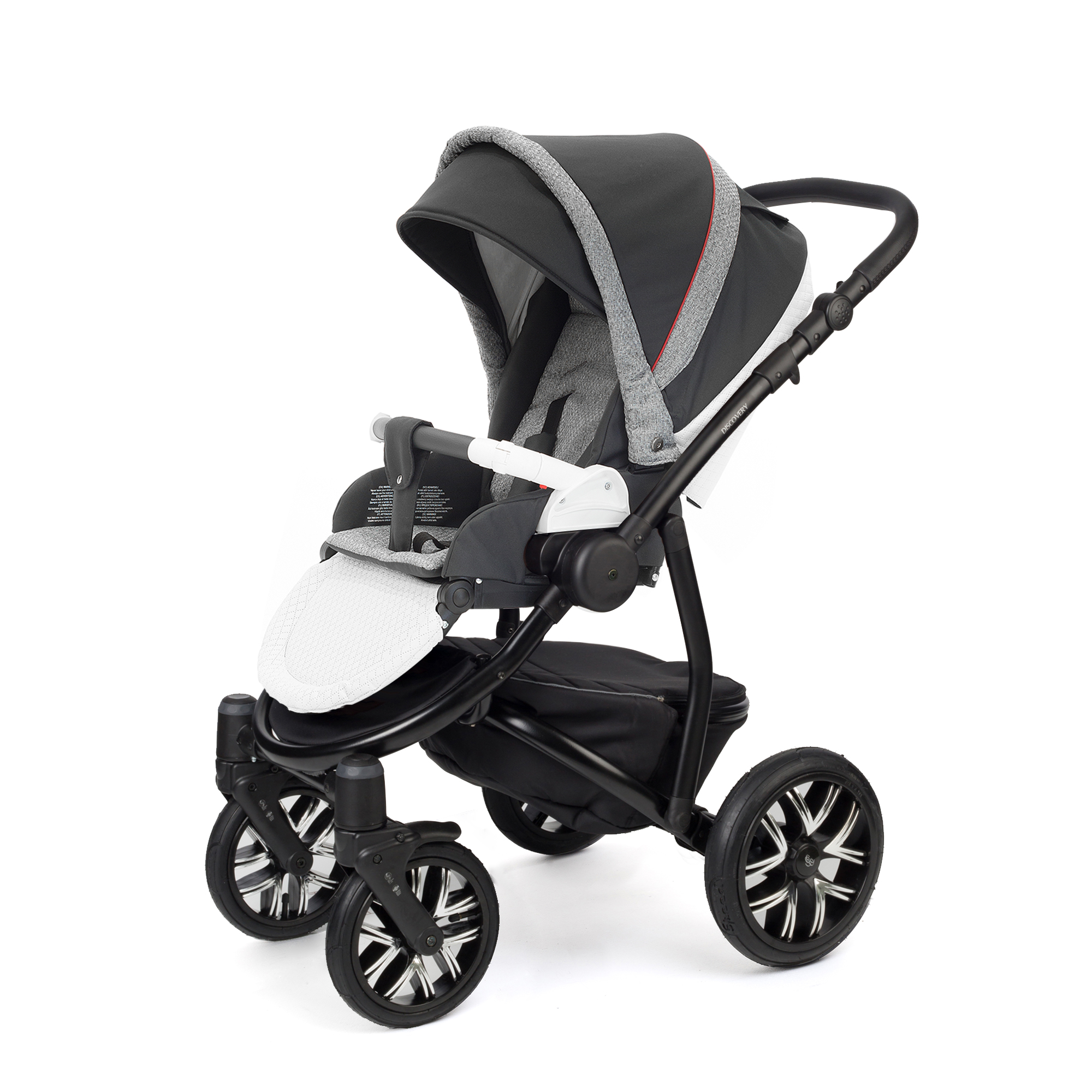 Прогулочная коляска Esspero Grand Discovery (шасси Black) Royal Grey