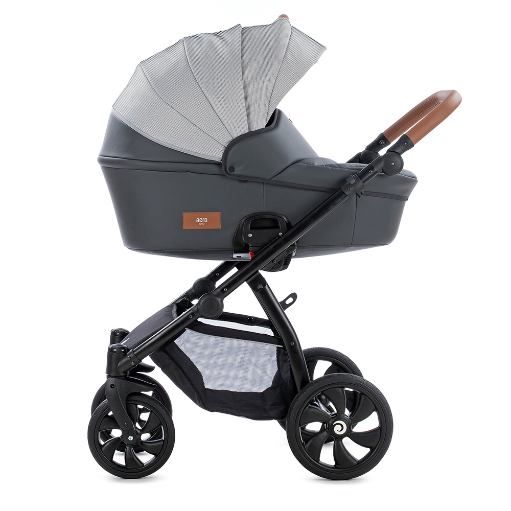 Коляска 2 в 1 Tutis Aero Grey Leather
