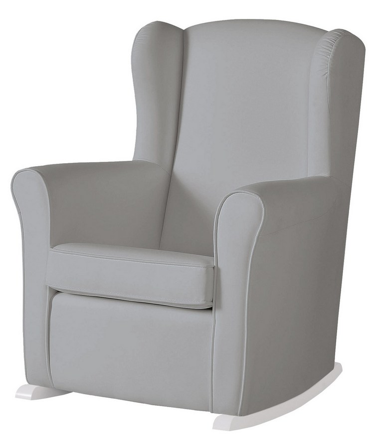 Кресло-качалка Micuna Mini Wing/Nanny Natural/Plain Grey